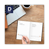 AT-A-GLANCE® One-Day-Per-Page Planning Notebook, 9 x 6, Dark Brown/Orange Cover, 12-Month (Jan to Dec): 2024 (AAG70620130)