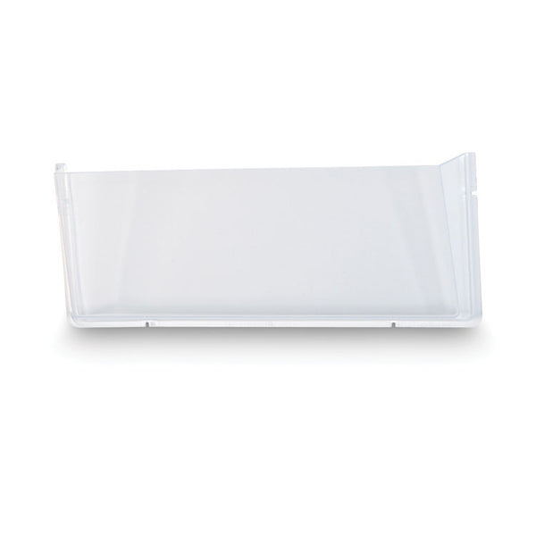 deflecto® Unbreakable DocuPocket Wall File, Legal Size, 17.5"  x 3" x 6.5", Clear (DEF64301) Each