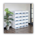 Bankers Box® STOR/DRAWER STEEL PLUS Extra Space-Savings Storage Drawers, Letter Files, 14" x 25.5" x 11.5", Kraft/Green, 6/Carton (FEL1231101) Case of 6