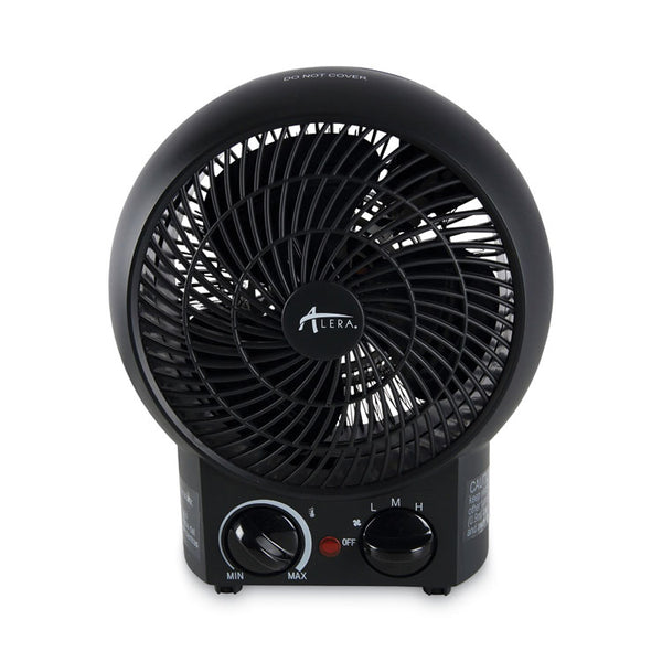 Alera® Heater Fan, 1,500 W, 8.25 x 4.37 x 9.5, Black (ALEHEFF10B)