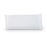 deflecto® Unbreakable DocuPocket Wall File, Legal Size, 17.5"  x 3" x 6.5", Clear (DEF64301) Each
