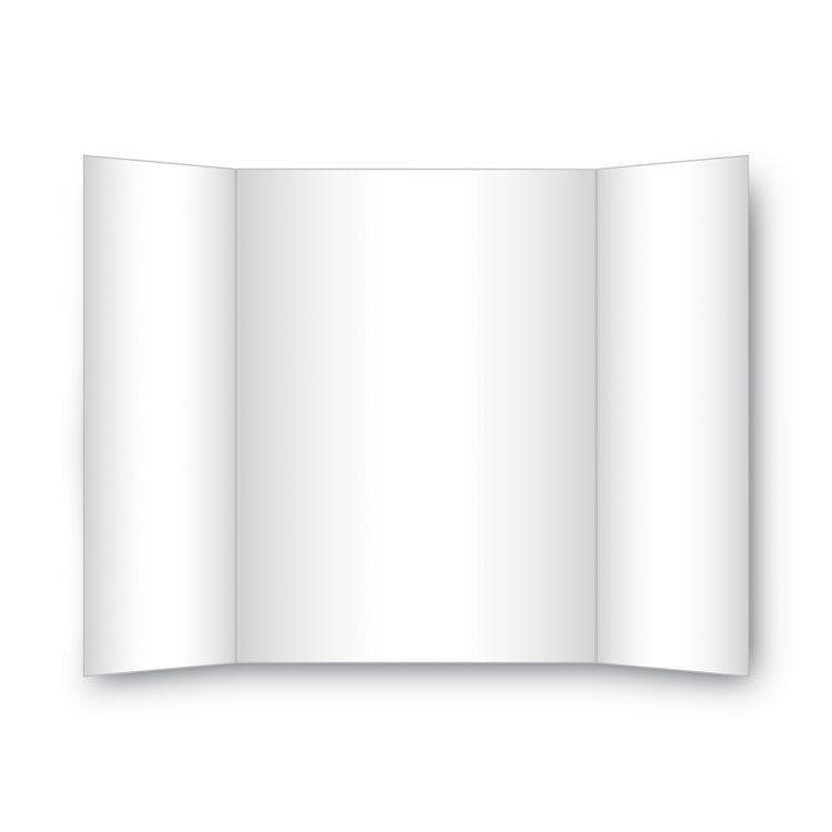 Eco Brites Two Cool Tri-Fold Poster Board, 36 x 48, Black/White, 6/Carton (GEO27135) Each