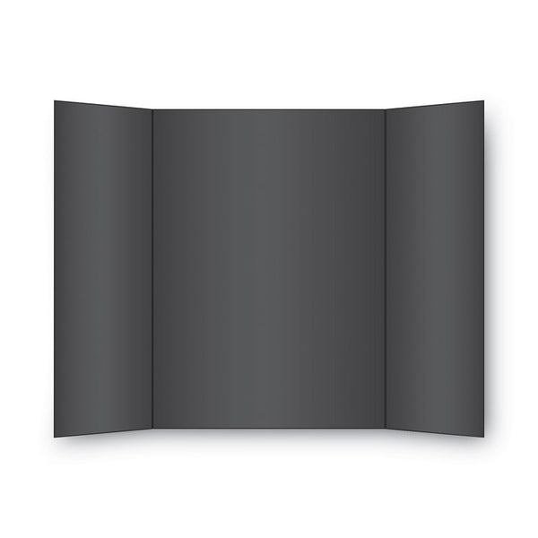 Eco Brites Two Cool Tri-Fold Poster Board, 36 x 48, Black/White, 6/Carton (GEO27135) Each
