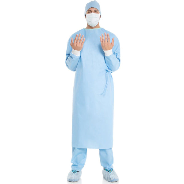 ULTRA Fabric-Reinforced Surgical Gown with Towel X-Large Blue Sterile ASTM D4966 Disposable (218918_CS) 28/CS
