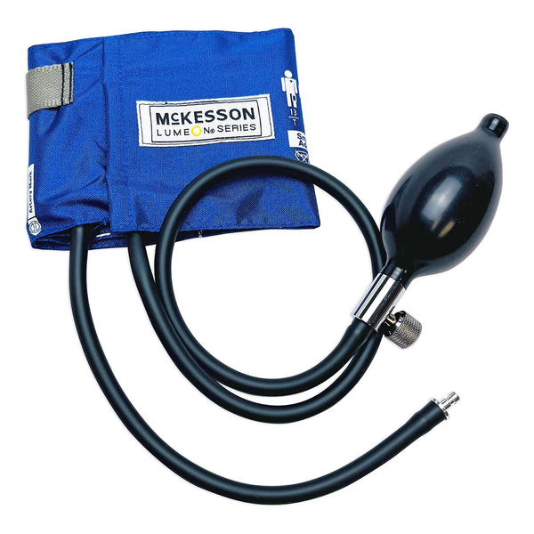 McKesson LUMEON™ Reusable Blood Pressure Cuff and Bulb 19 to 27 cm Arm Nylon Cuff Small Adult Cuff (803205_BX) 1/BX