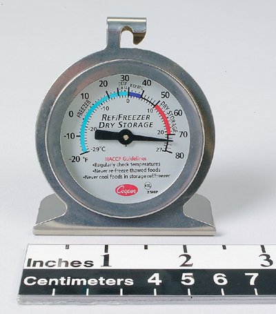 Health Care Logistics Refrigerator / Freezer / Dry Storage Thermometer Fahrenheit / Celsius -20° to +80°F (-30° to +30°C) Without External Probe Hanging / Standing Does Not Require Power (694143_EA) 1/EA