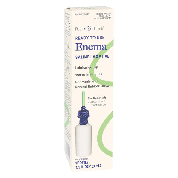 Foster & Thrive™ Enema 4.5 oz. 19 Gram - 7 Gram Strength Monobasic Sodium Phosphate / Dibasic Sodium Phosphate (1238983_EA) 1/EA