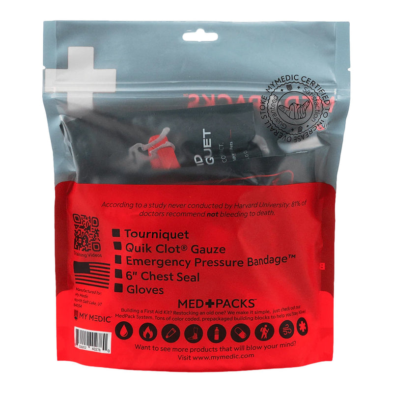 My Medic™ MED PACKS Bleed Stopper First Aid Kit Plastic Pouch (1207741_EA) 1/EA