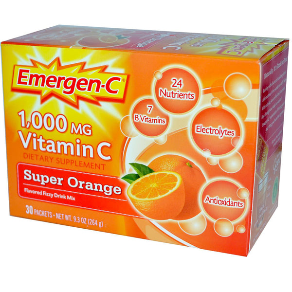 Emergen-C® Daily Immune Support Oral Supplement Super Orange Flavor Powder 0.30 oz. Individual Packet (978772_BX) 10/BX