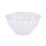 Eco-Products® Renewable and Compostable Salad Bowls with Lids, 32 oz, Clear, Plastic, 50/Pack, 3 Packs/Carton (ECOEPSB32) Case of 150