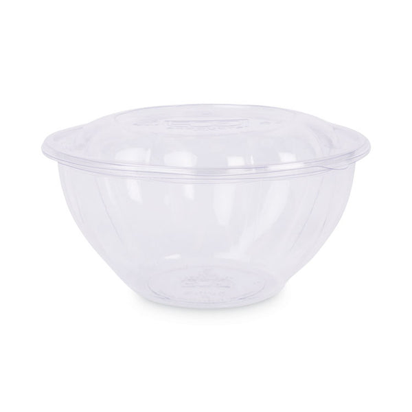Eco-Products® Renewable and Compostable Salad Bowls with Lids, 32 oz, Clear, Plastic, 50/Pack, 3 Packs/Carton (ECOEPSB32)
