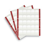 Redi-Tag® Laser Printable Index Tabs, 1/5-Cut, White, 1.13" Wide, 100/Pack (RTG33117) Box of 100