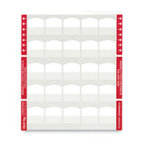 Redi-Tag® Laser Printable Index Tabs, 1/5-Cut, White, 1.13" Wide, 100/Pack (RTG33117) Box of 100