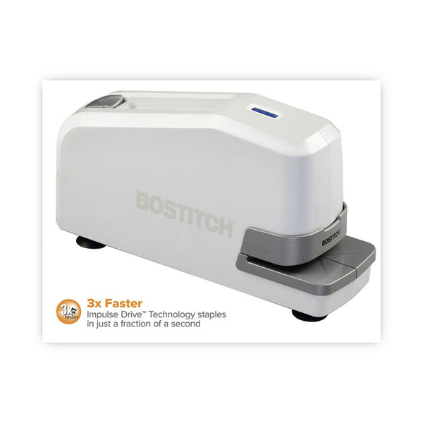 Bostitch® Impulse 30 Electric Stapler, 30-Sheet Capacity, White (BOS02011)