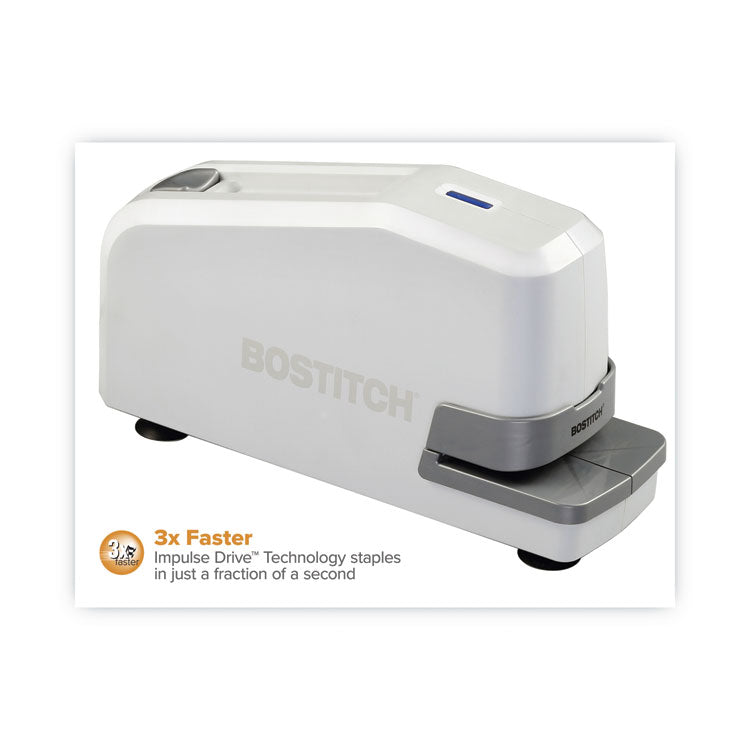 Bostitch® Impulse 30 Electric Stapler, 30-Sheet Capacity, White (BOS02011) Each