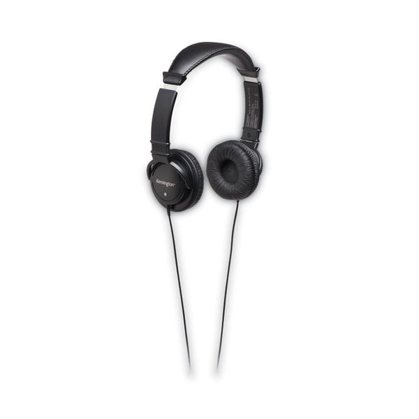 Kensington® Hi-Fi Headphones, Plush Sealed Earpads, Black (KMW33137)