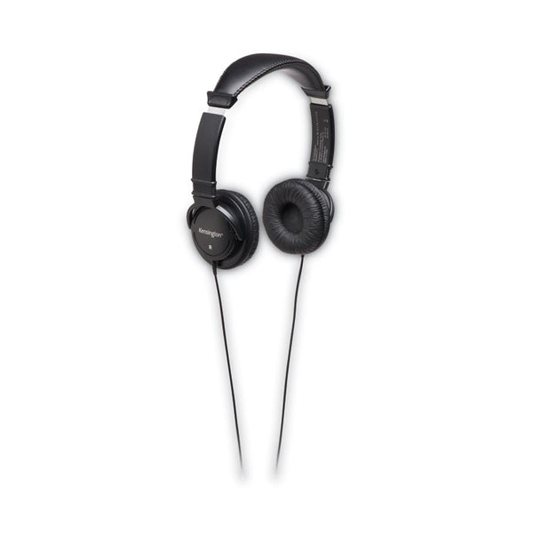 Kensington® Hi-Fi Headphones, Plush Sealed Earpads, Black (KMW33137) Each