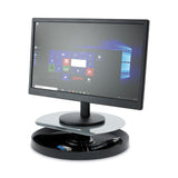 Kensington® Spin2 Monitor Stand with SmartFit, 12.6" x 12.6" x 2.25" to 3.5", Black, Supports 40 lbs (KMW52787) Each