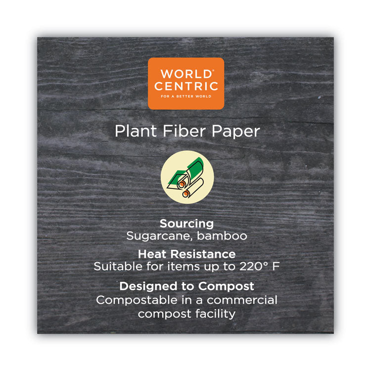 World Centric® No Tree Paper Bowls, 24 oz, 4.4" Diameter x 4.5"h, Natural, Sugarcane, 500/Carton (WORBOSU24) Case of 500