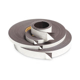 U Brands Magnetic Adhesive Tape Roll, 0.5" x 50 ft, Black (UBRFM2321) 1 Roll