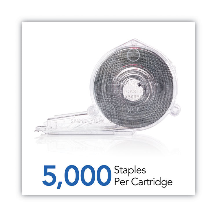 Swingline® Cartridge Staples, 0.25" Leg, 0.5" Crown, Steel, 5,000/Box (SWI50050) 1 Roll of 5000 Staples