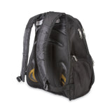 Kensington® Contour Laptop Backpack, Fits Devices Up to 17", Ballistic Nylon, 15.75 x 9 x 19.5, Black (KMW62238) Each