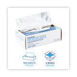 Boardwalk® Standard Aluminum Foil Pop-Up Sheets, 9 x 10.75, 500/Box, 6 Boxes/Carton (BWK7162) Each