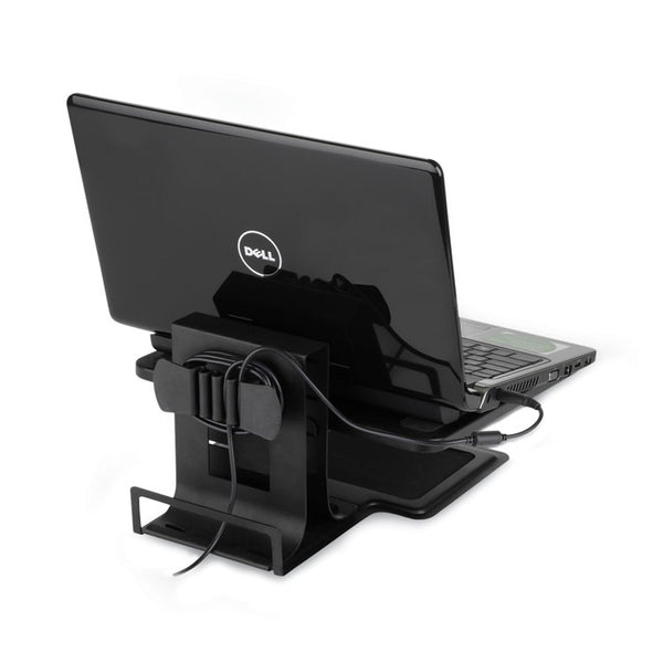 Kensington® Adjustable Laptop Stand, 10" x 12.5" x 3" to 7", Black, Supports 7 lbs (KMW60726)