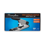 Swingline® Heavy-Duty Stapler, 160-Sheet Capacity, Black/Gray (SWI39005)