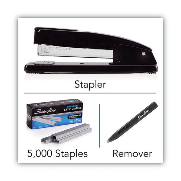 Swingline® Commercial Desk Stapler Value Pack, 20-Sheet Capacity, Black (SWI44420)