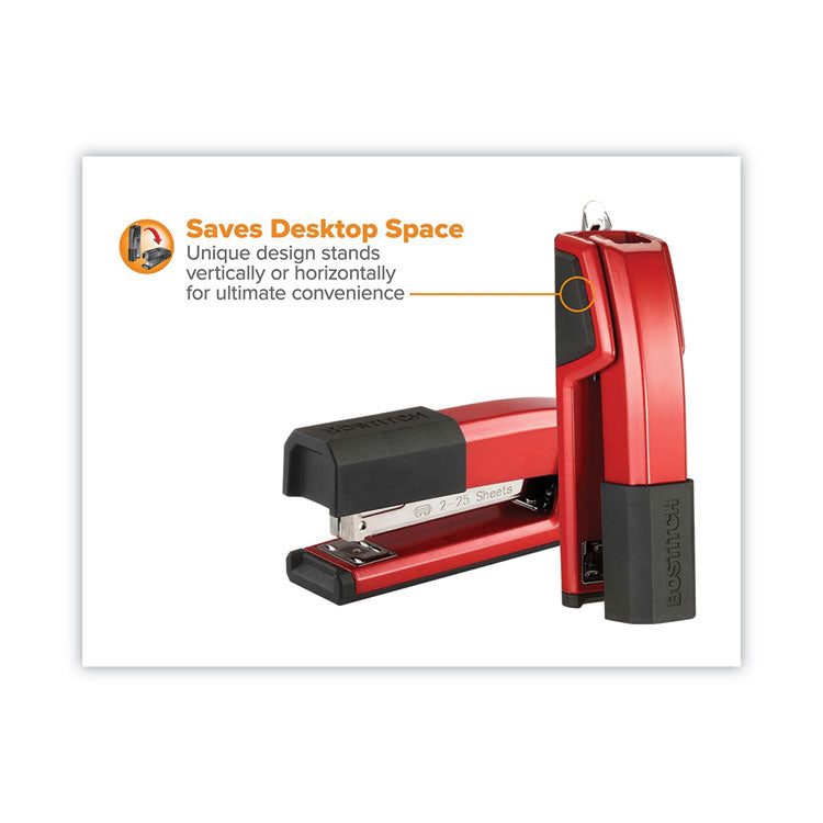 Bostitch® Epic Stapler, 25-Sheet Capacity, Red (BOSB777RED)