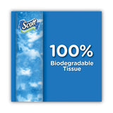 Scott® Rapid-Dissolving Toilet Paper, Bath Tissue, Septic Safe, 1-Ply, White, 231 Sheets/Roll, 4/Rolls/Pack, 12 Packs/Carton (KCM47617) Case of 48