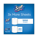 Scott® Toilet Paper, Septic Safe, 1-Ply, White, 1,000 Sheets/Roll, 12 Rolls/Pack, 4 Pack/Carton (KCM10060) Case of 48