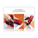 Bostitch® Epic Stapler, 25-Sheet Capacity, Red (BOSB777RED)