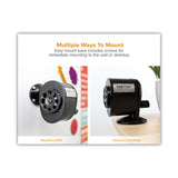 Bostitch® Antimicrobial Manual Pencil Sharpener, Manually-Powered, 5.44 x 2.69 x 4.33, Black (BOSMPS1BLK)