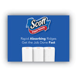 Scott® Choose-A-Sheet Mega Kitchen Roll Paper Towels, White, 1-Ply, 6.5 x 11, 102 Sheets/Roll, 12 Rolls/Pack (KCM55416) Pack of 12