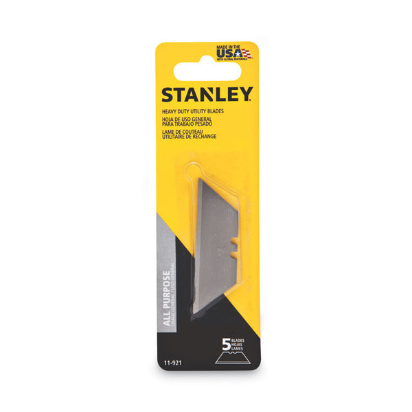 Stanley® Heavy-Duty Utility Knife Replacement Blade, 5/Pack (BOS11921) Pack of 5