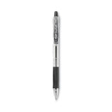 Pilot® EasyTouch Ballpoint Pen, Retractable, Fine 0.7 mm, Black Ink, Clear Barrel, Dozen (PIL32210)