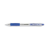 Pilot® EasyTouch Ballpoint Pen, Retractable, Medium 1 mm, Blue Ink, Clear Barrel, Dozen (PIL32221)