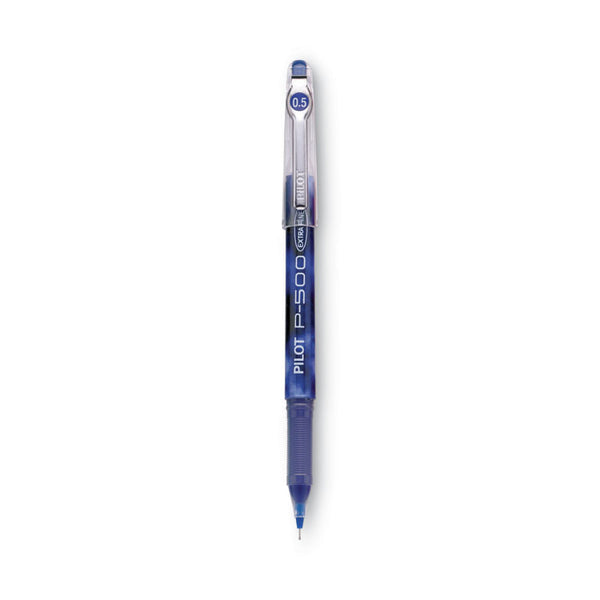 Pilot® Precise P-500 Gel Pen, Stick, Extra-Fine 0.5 mm, Blue Ink, Blue Barrel, Dozen (PIL38601)