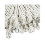 Boardwalk® Cut-End Wet Mop Head, Cotton, No. 24, White 12/Carton (BWK2024CCT)