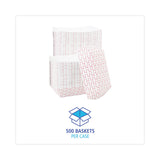 Boardwalk® Paper Food Baskets, 5 lb Capacity, Red/White, 500/Carton (BWK30LAG500)