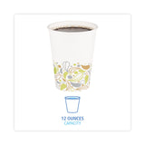 Boardwalk® Deerfield Printed Paper Hot Cups, 12 oz, 50 Cups/Sleeve, 20 Sleeves/Carton (BWKDEER12HCUP) Case of 1000