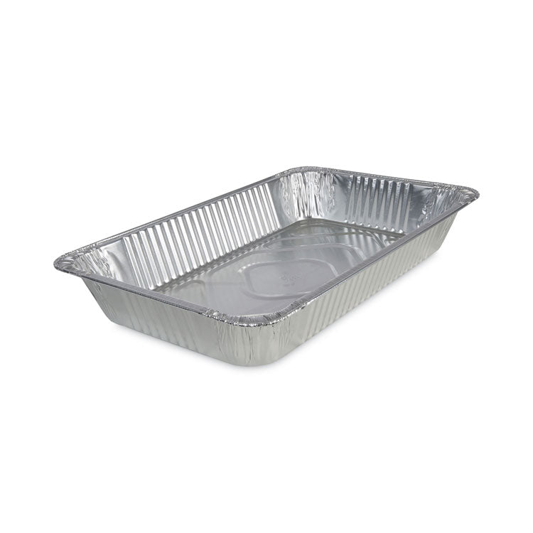 Boardwalk® Aluminum Steam Table Pans, Full-Size Deep, 3.19" Deep, 12.81 x 20.75, 50/Carton (BWKSTEAMFLDP) Case of 50