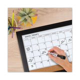 Quartet® Home Decor Magnetic Combo Dry Erase Board with Cork Board on Bottom, 23 x 17, Tan/White Surface, Espresso Wood Frame (QRT79275) Each