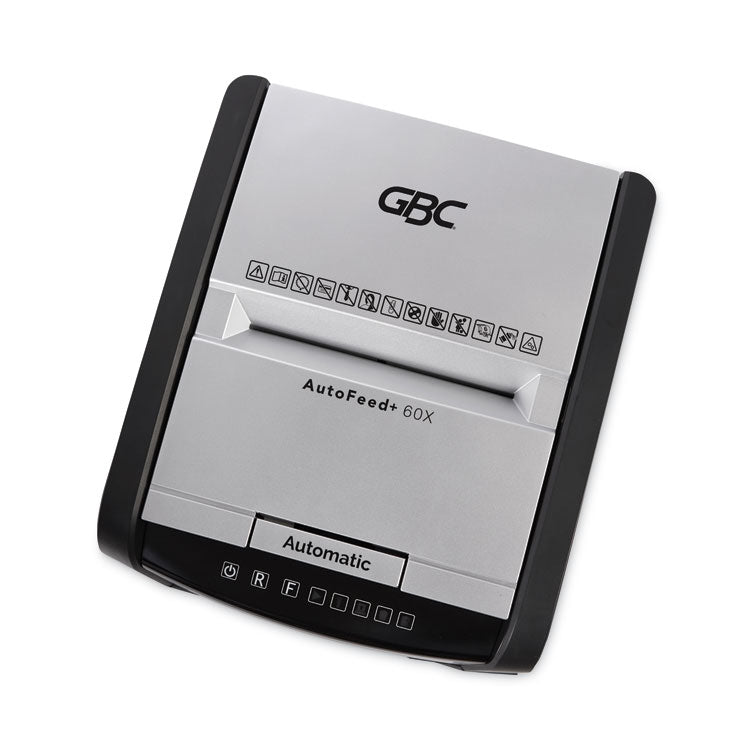 GBC® AutoFeed+ 60X Super Cross-Cut Home Shredder, 60 Auto/6 Manual Sheet Capacity (GBCWSM1757601) Each