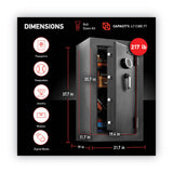 Sentry® Safe EF4738E Safe, 4.71 cu ft, 21.7w x 19d x 37.7h, Black (SENEF4738E) Each