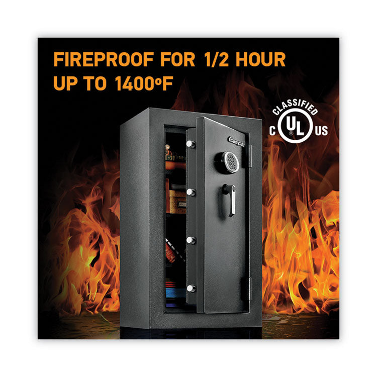 Sentry® Safe EF4738E Safe, 4.71 cu ft, 21.7w x 19d x 37.7h, Black (SENEF4738E) Each