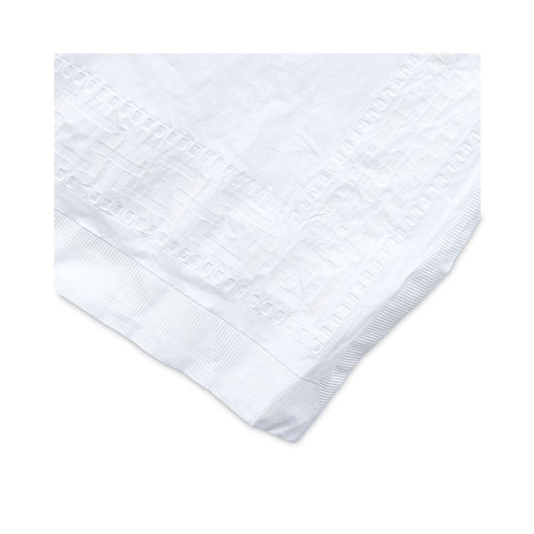 Tatco Paper Table Cover, Embossed Paper with Plastic Liner, 54" x 108", White, 20/Carton (TCO31108) Case of 20