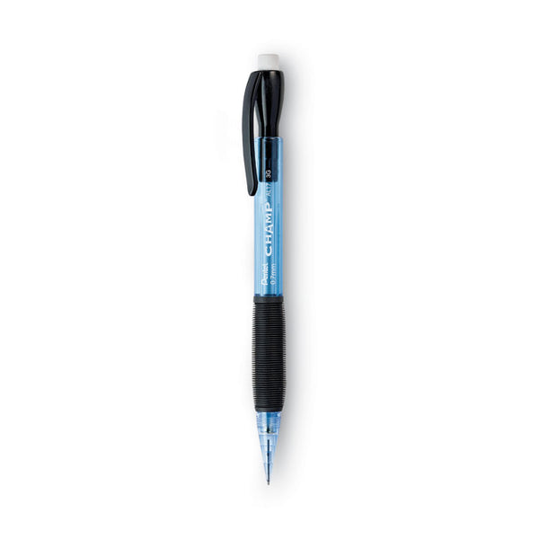 Pentel® Champ Mechanical Pencil, 0.7 mm, HB (#2), Black Lead, Blue Barrel, Dozen (PENAL17C)